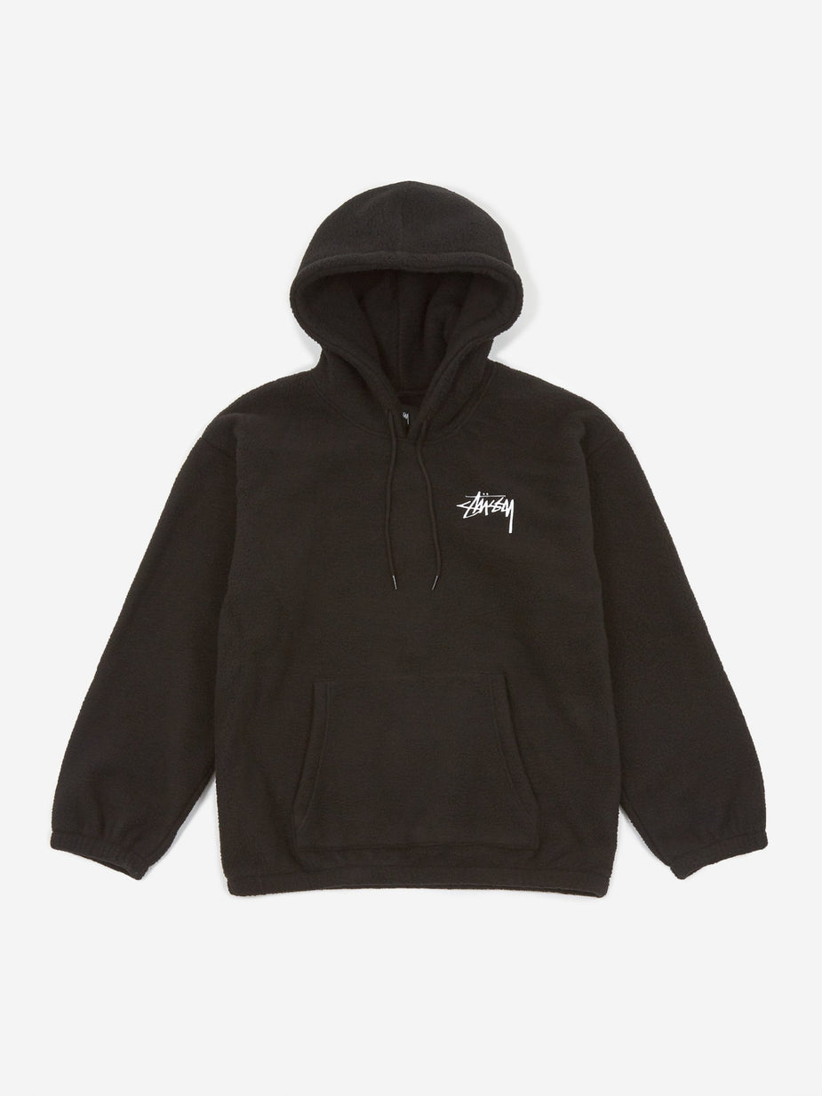 Stussy Stussy Bronson Polar Fleece Hoodie - Black - Black