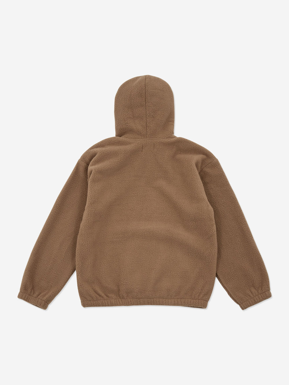 Stussy Stussy Bronson Polar Fleece Hoodie - Taupe - Neutrals