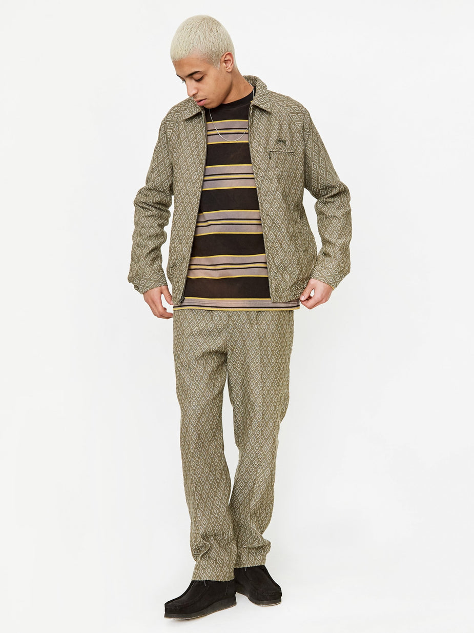 Stussy Stussy Bryan Diamond Jacket - Olive - Green