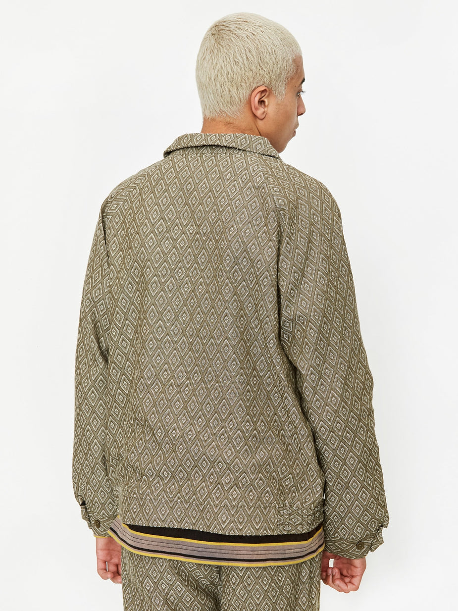 Stussy Stussy Bryan Diamond Jacket - Olive - Green