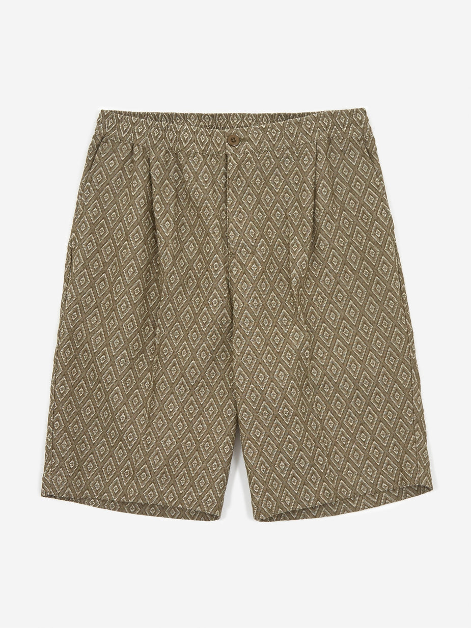 Stussy Stussy Bryan Diamond Short - Olive - Green