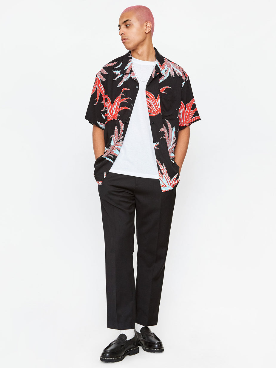 Stussy Stussy Cactus Rayon Shirt - Black - Black