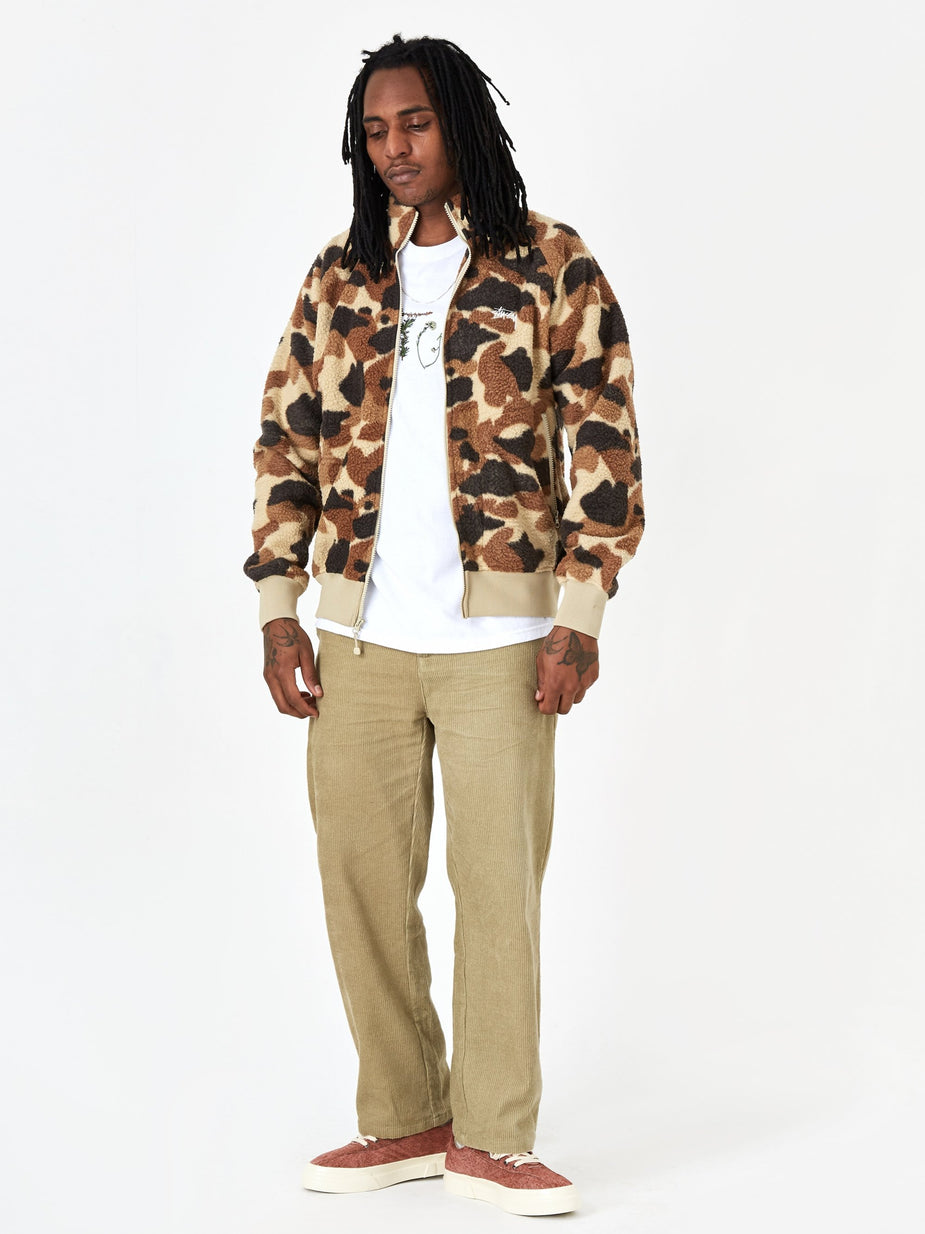 Stussy Stussy Camo Fleece Jacket - Camo - Camo