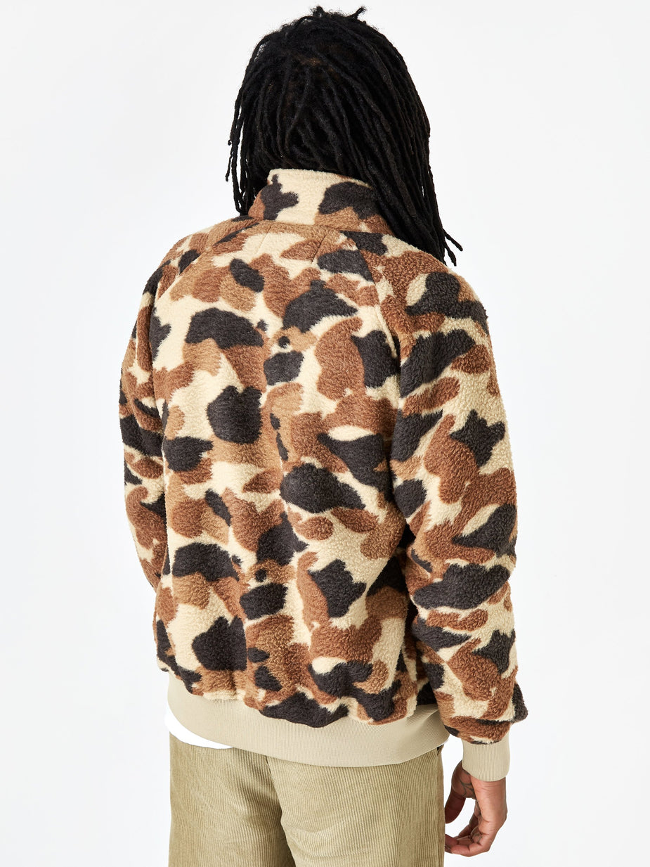 Stussy Stussy Camo Fleece Jacket - Camo - Camo