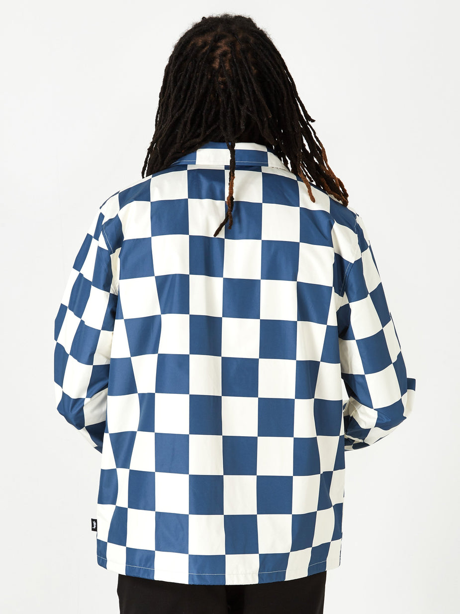 Stussy Stussy Checker Coach Jacket - Slate - Grey