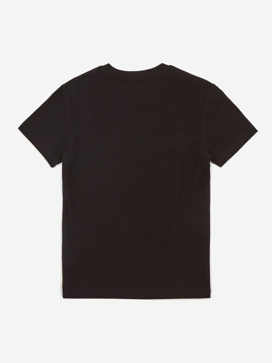 Stussy Stussy Classic Rib T-Shirt - Black - Black