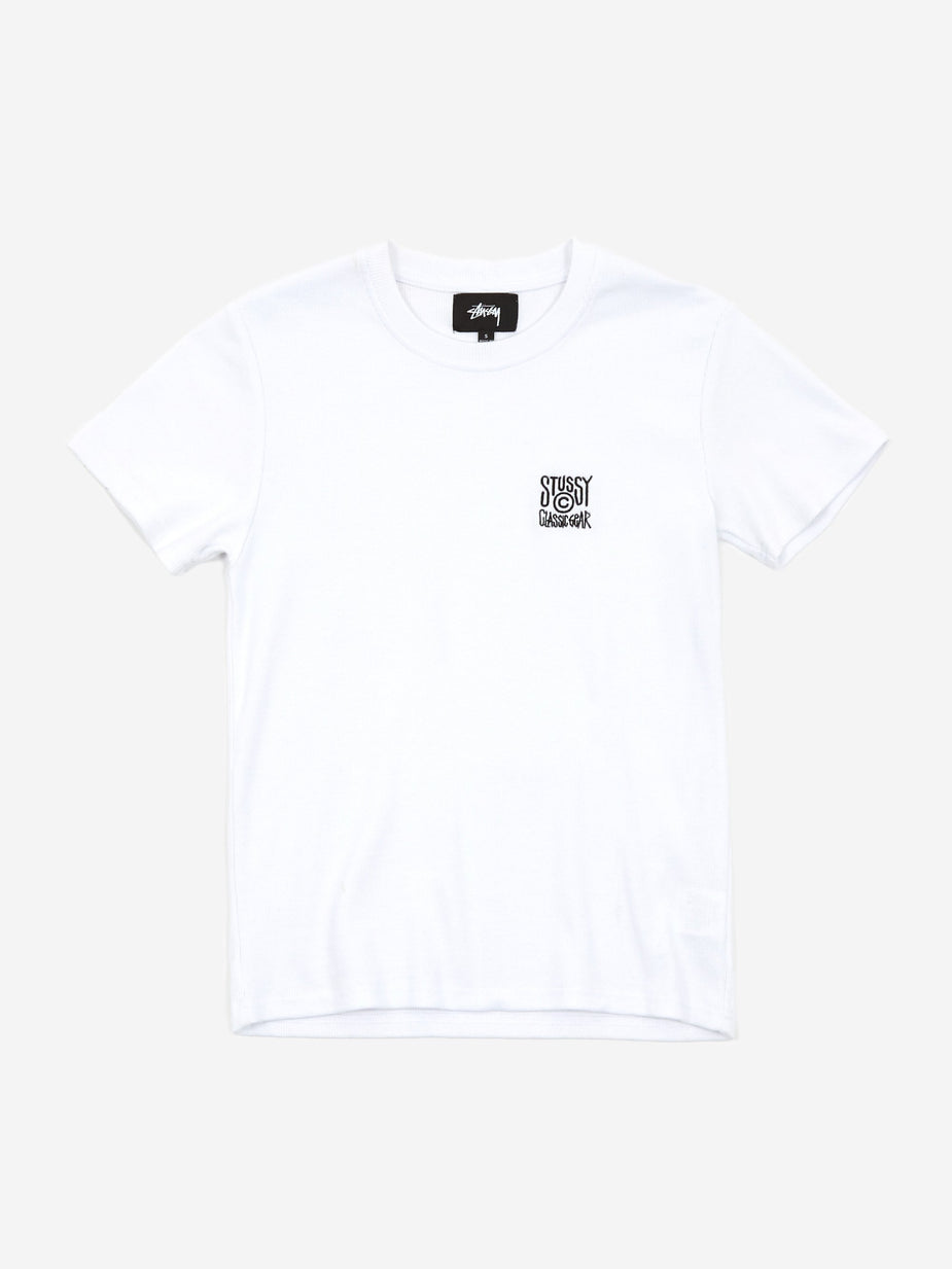 Stussy Stussy Classic Rib T-Shirt - White - White