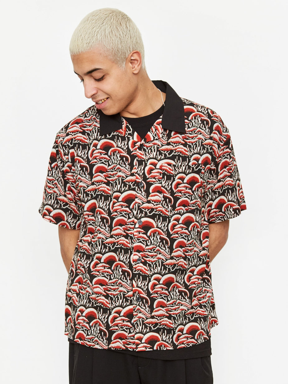 Stussy Stussy Coral Pattern Shirt - Red - Red