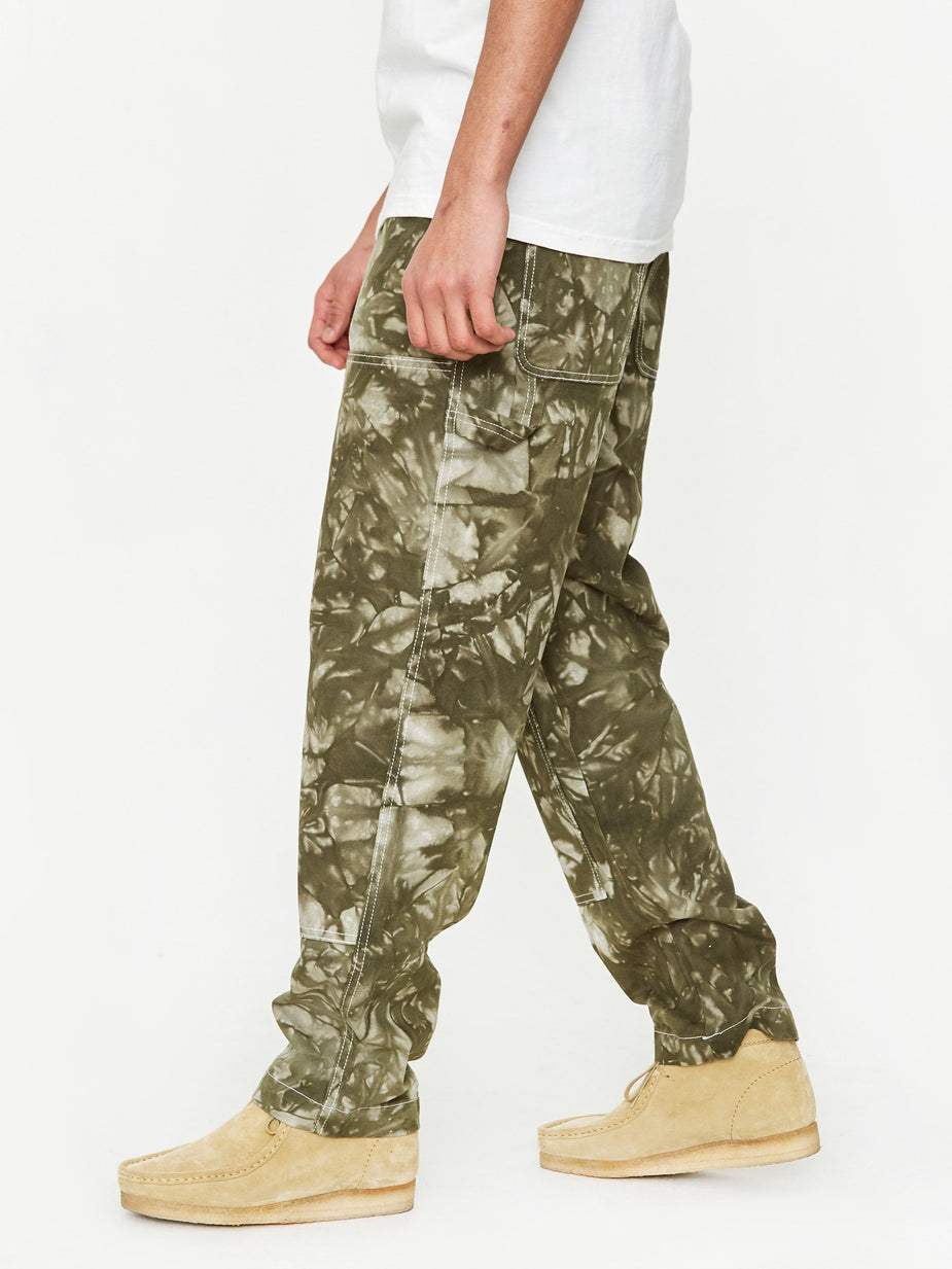 Stussy Stussy Dyed Work Pant - Olive - Green