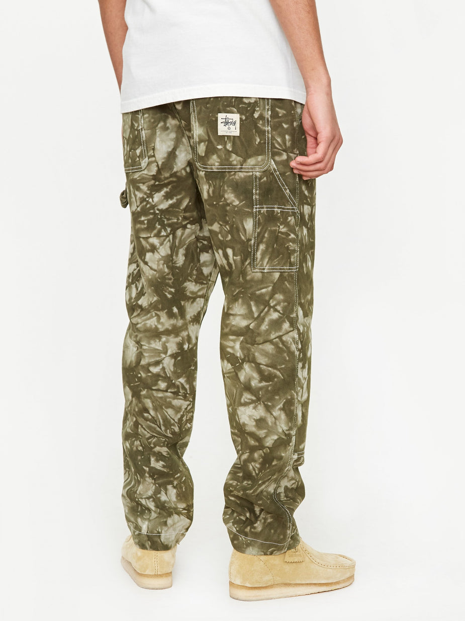 Stussy Stussy Dyed Work Pant - Olive - Green
