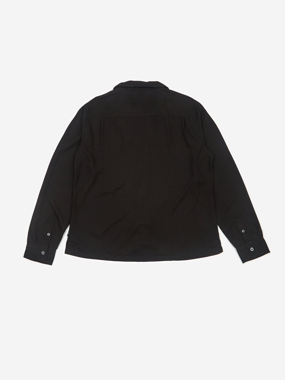 Stussy Stussy Embellished Dragon Longsleeve Shirt - Black - Black