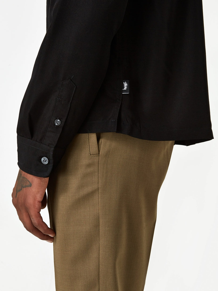 Stussy Stussy Embellished Dragon Longsleeve Shirt - Black - Black