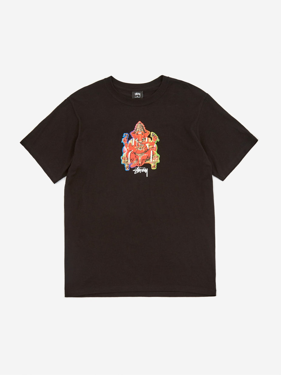 Stussy Stussy Ganesh T-Shirt - Black - Black