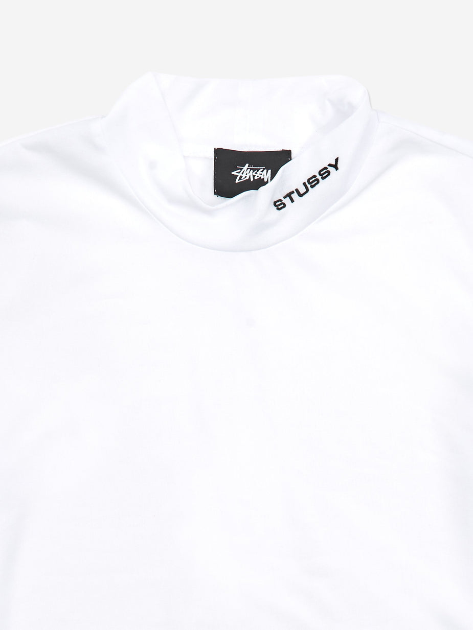 Stussy Stussy Gazer Mock T-Shirt - White - White