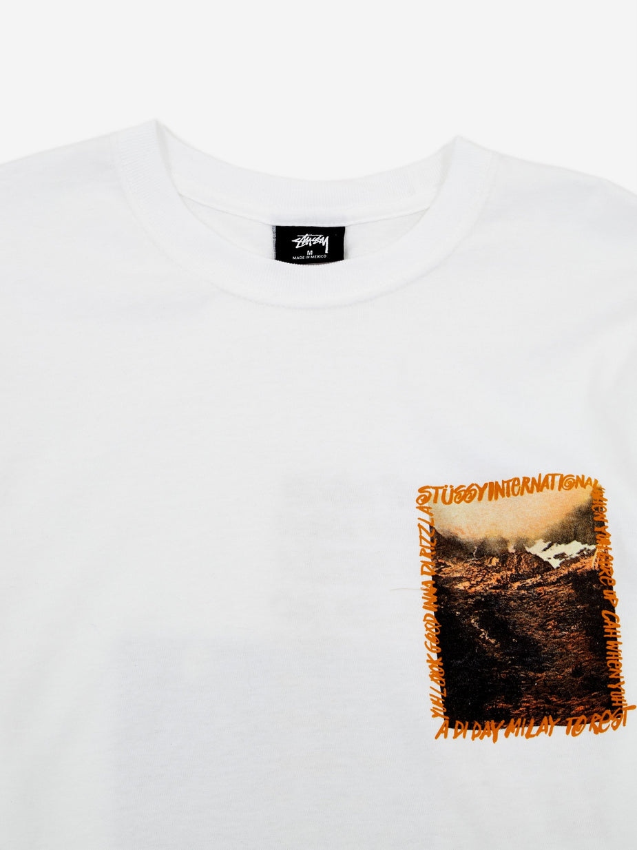 Stussy Stussy Great Outdoors Longsleeve T-Shirt - White - White