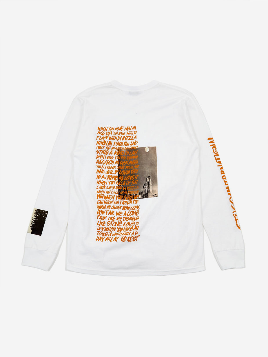 Stussy Stussy Great Outdoors Longsleeve T-Shirt - White - White