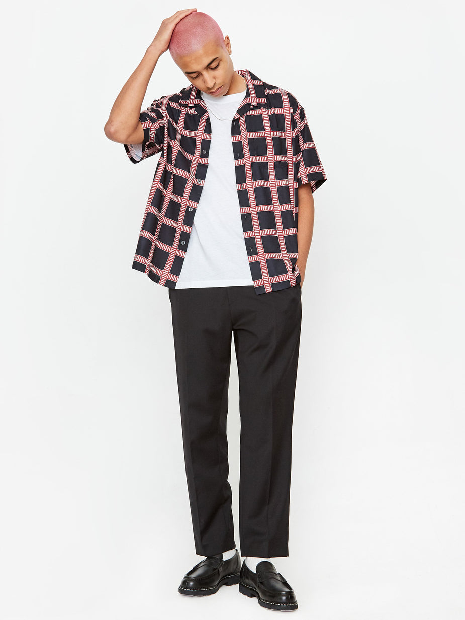 Stussy Stussy Hand Drawn Plain Shirt - Black - Black