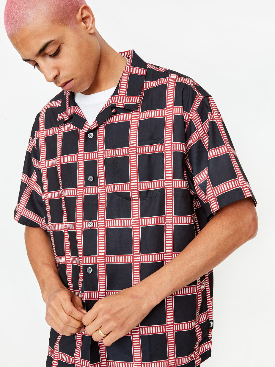 Stussy Stussy Hand Drawn Plain Shirt - Black - Black