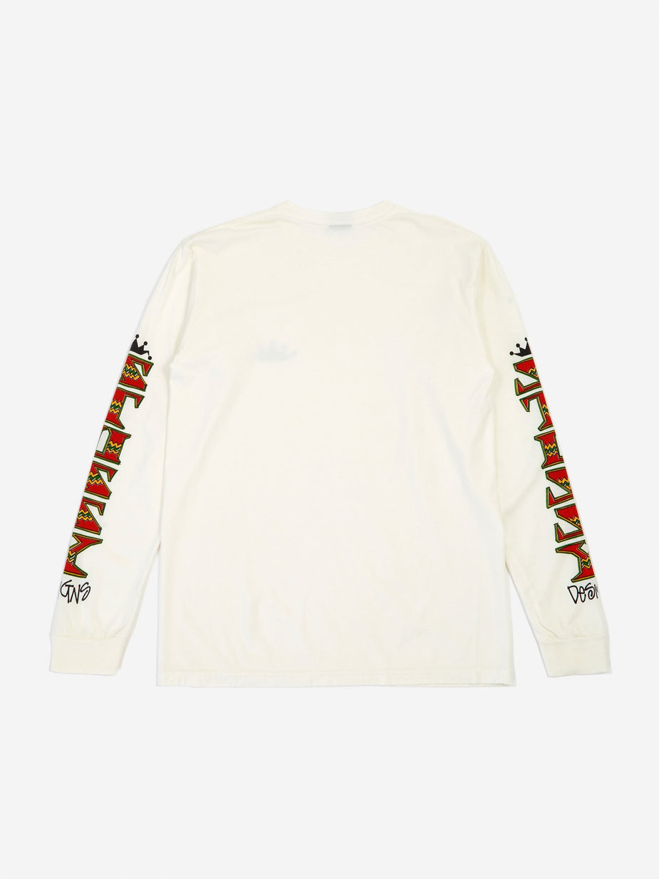 Stussy Stussy Irie Stussy Pigment Dyed Longleeve T-Shirt - Natural - Neutrals