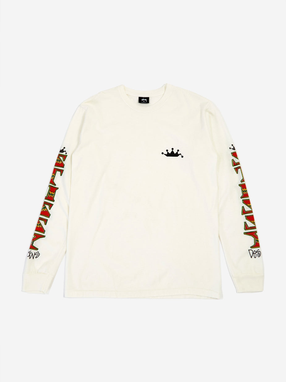Stussy Stussy Irie Stussy Pigment Dyed Longleeve T-Shirt - Natural - Neutrals