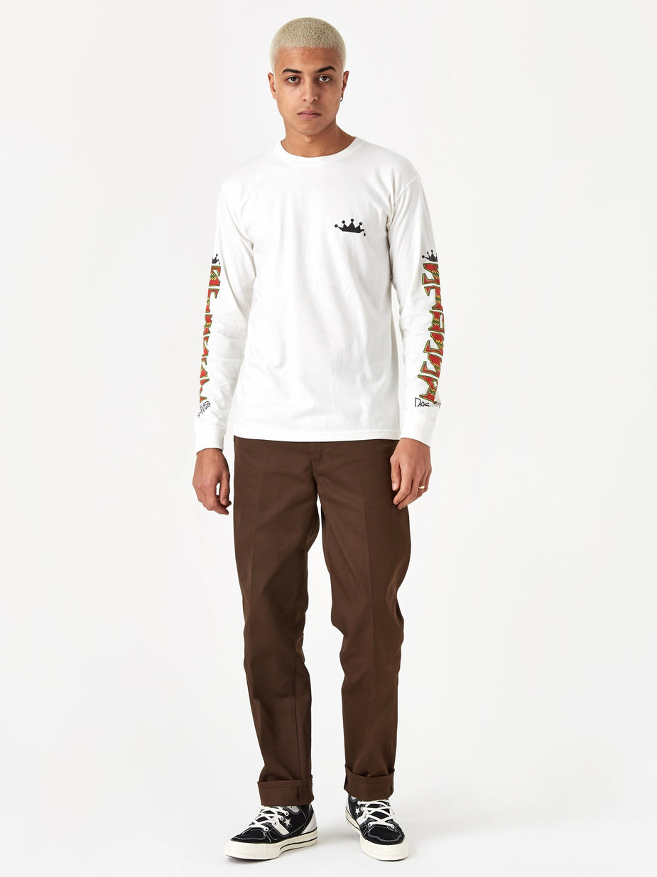 Stussy Stussy Irie Stussy Pigment Dyed Longleeve T-Shirt - Natural - Neutrals