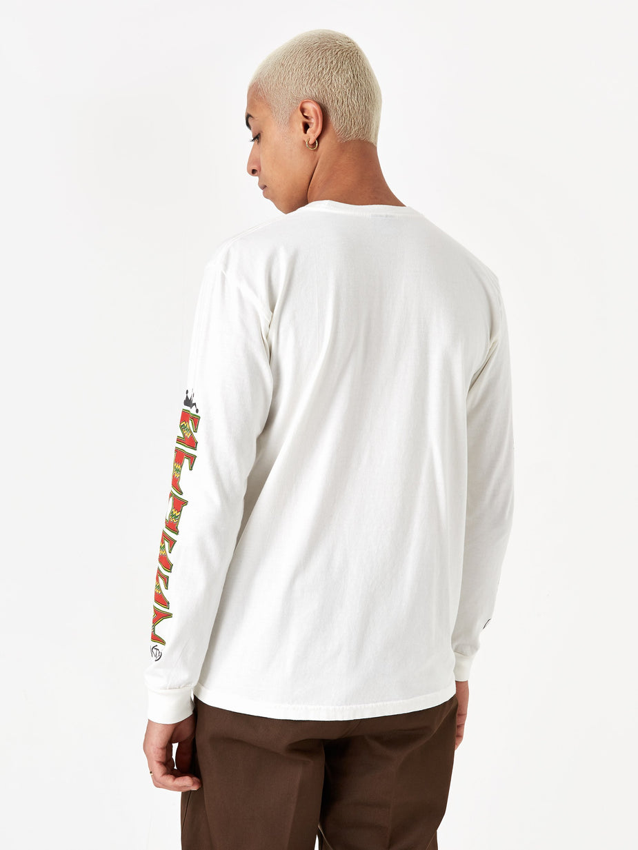 Stussy Stussy Irie Stussy Pigment Dyed Longleeve T-Shirt - Natural - Neutrals