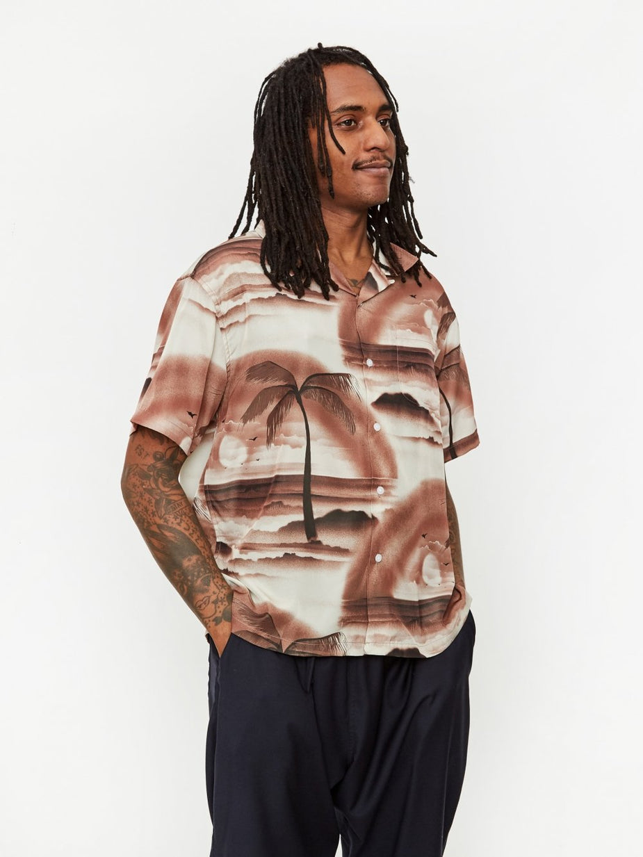 Stussy Stussy Island Shirt - Brown - Brown