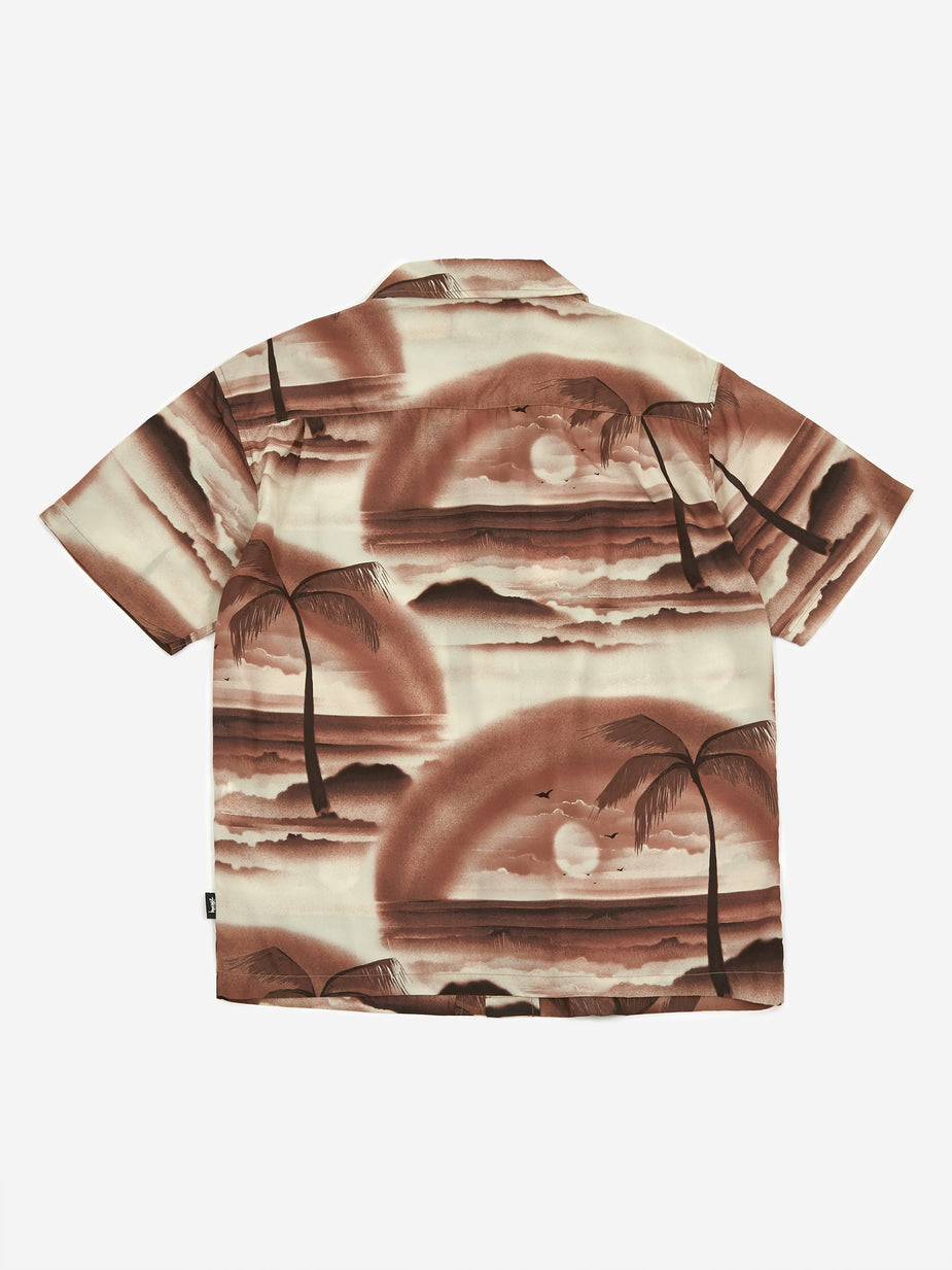 Stussy Stussy Island Shirt - Brown - Brown