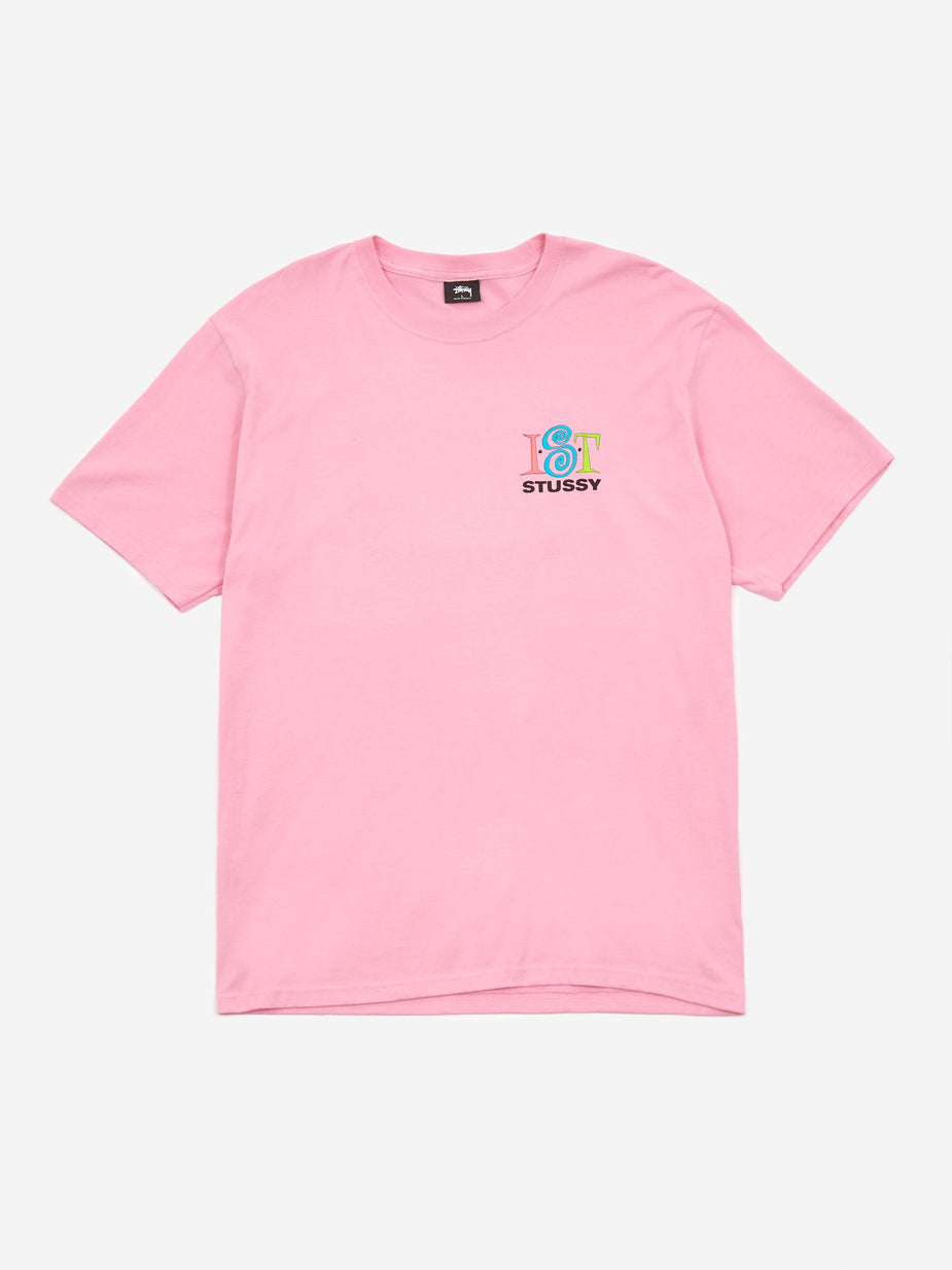 Stussy Stussy Ist Shortsleeve T-Shirt - Pink - Pink