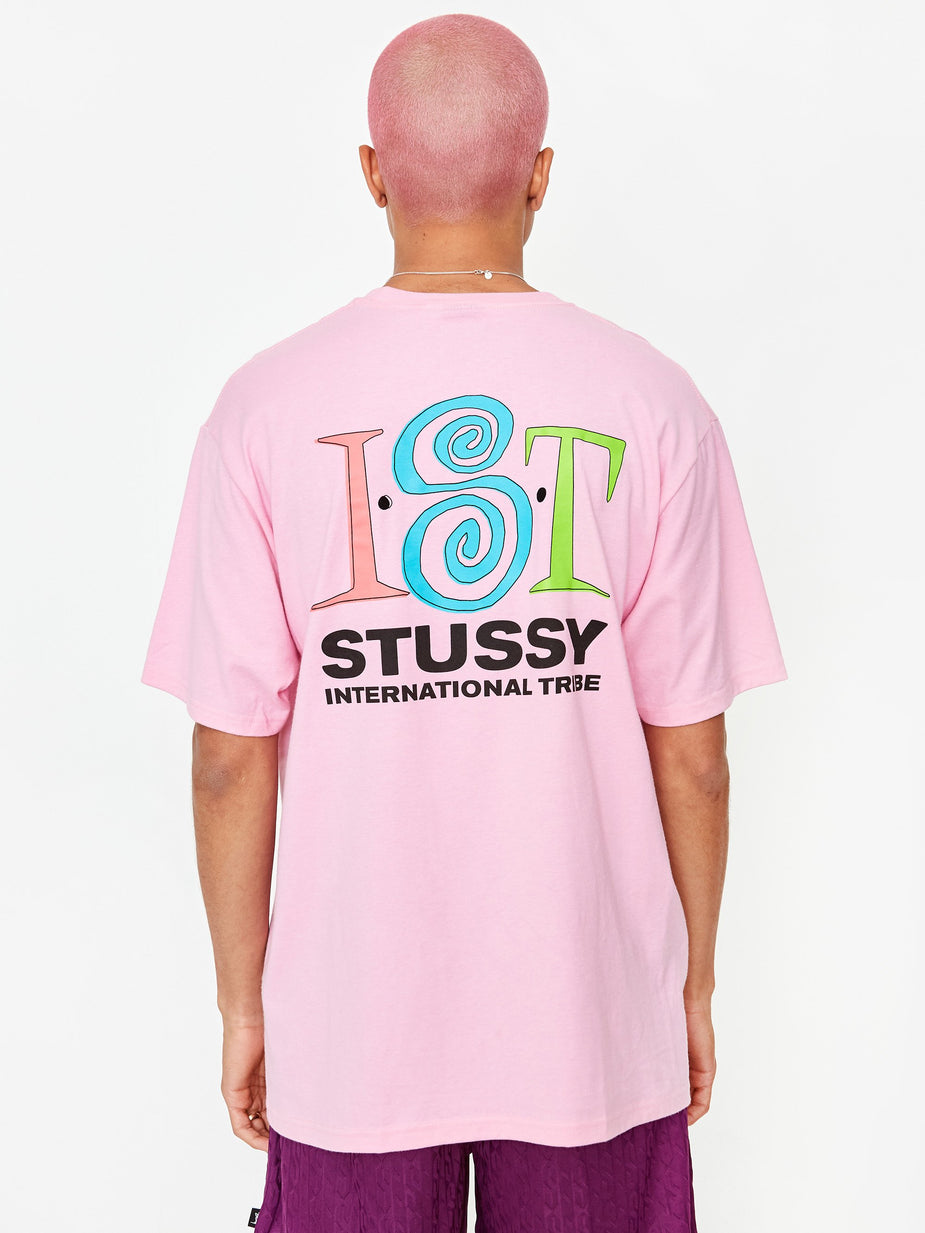 Stussy Stussy Ist Shortsleeve T-Shirt - Pink - Pink
