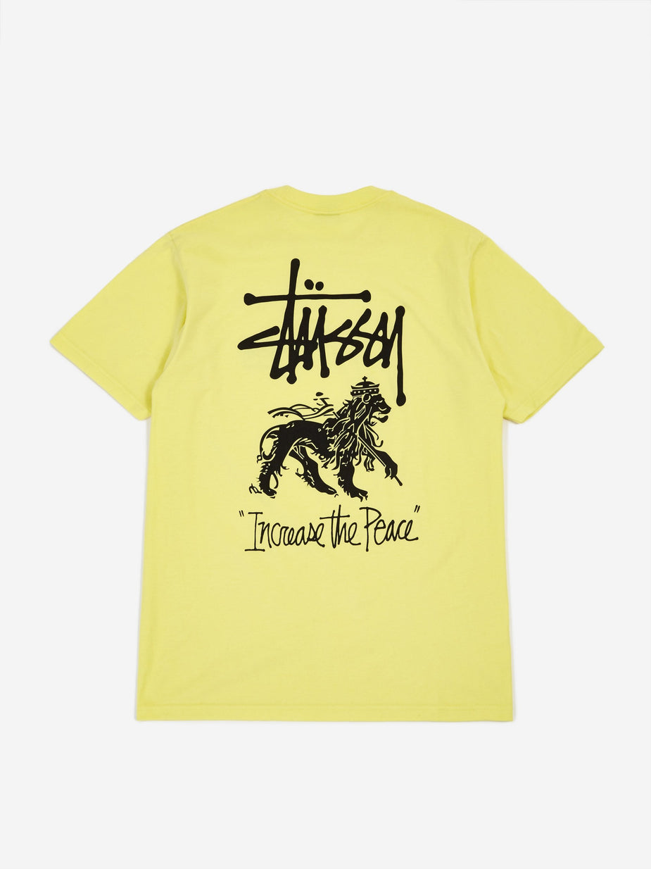 Stussy Stussy ITP Lion Shortsleeve T-Shirt - Lemon - Other