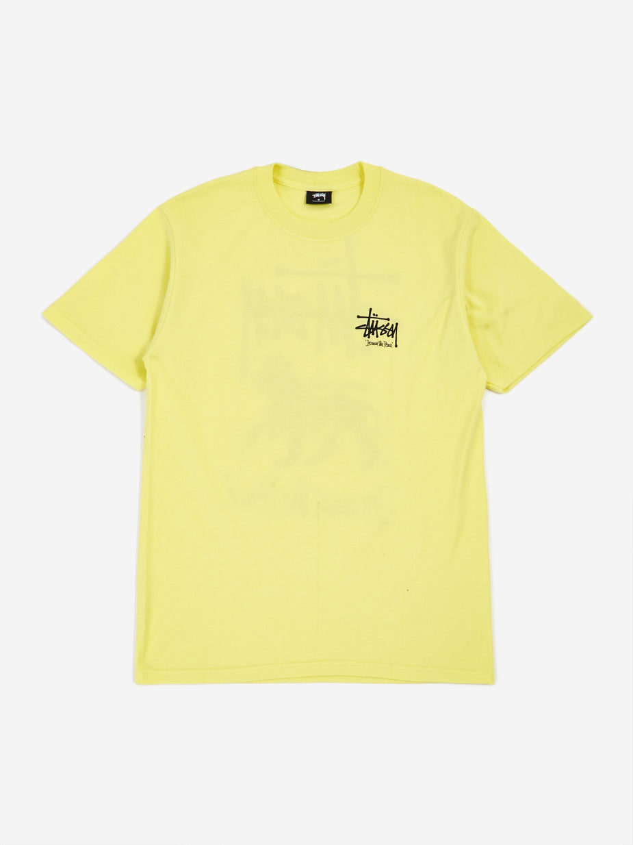 Stussy Stussy ITP Lion Shortsleeve T-Shirt - Lemon - Other