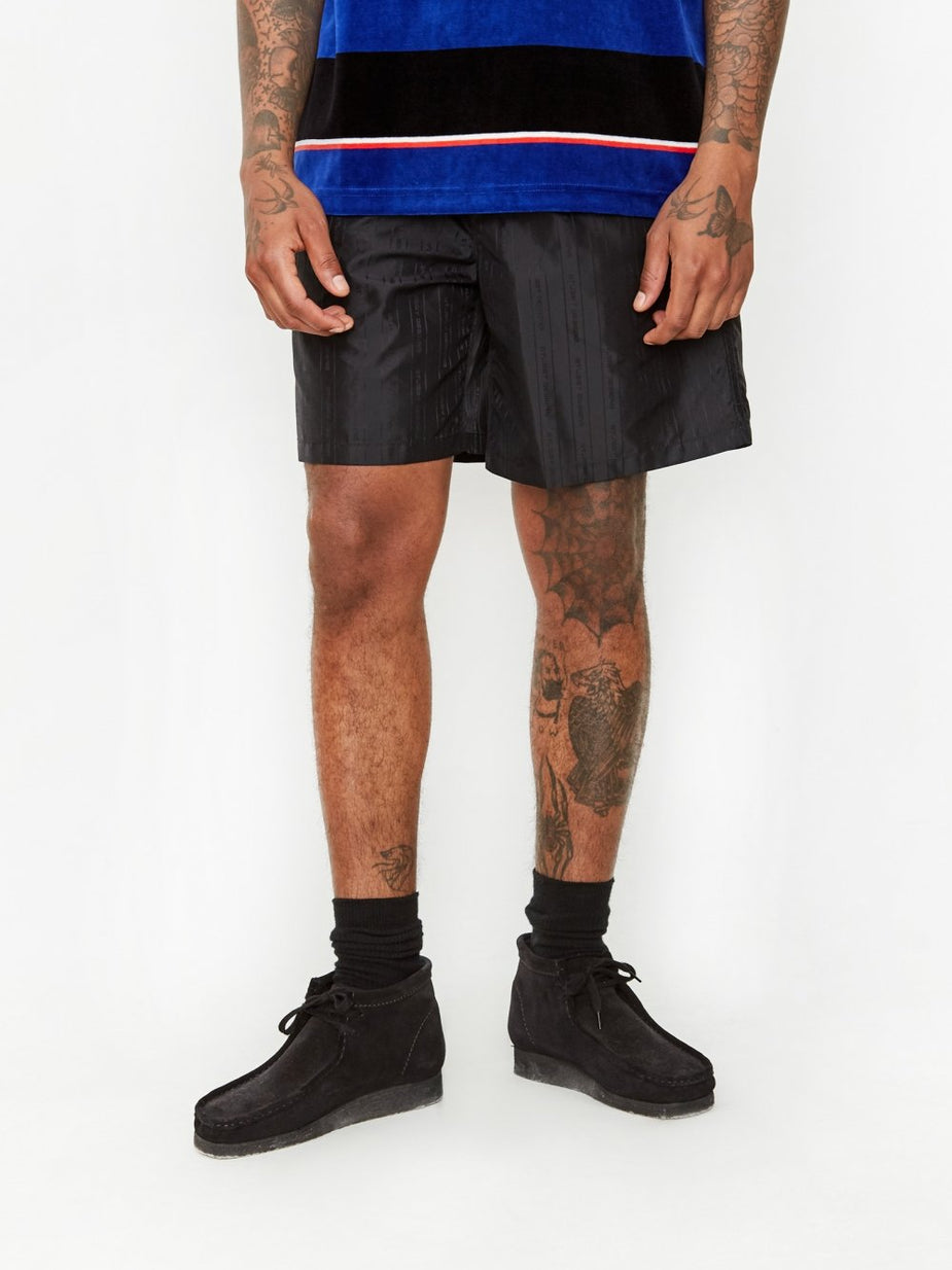 Stussy Stussy Jacquard Nylon Short - Black - Black