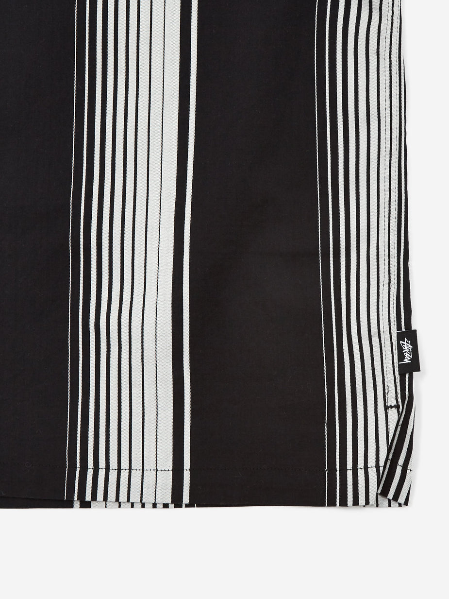 Stussy Stussy Jacquard Striped Shirt - Black - Black
