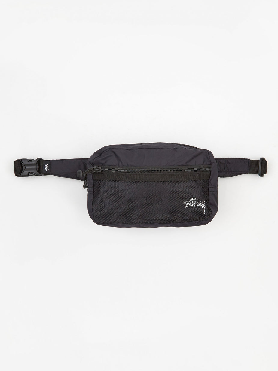 Stussy Stussy Light Weight Waist Bag - Black - Black