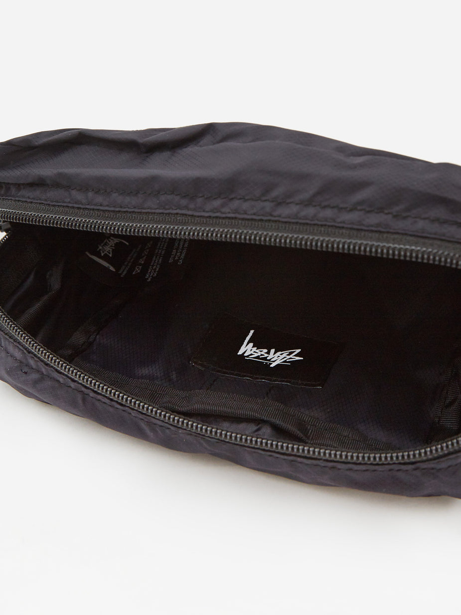 Stussy Stussy Light Weight Waist Bag - Black - Black