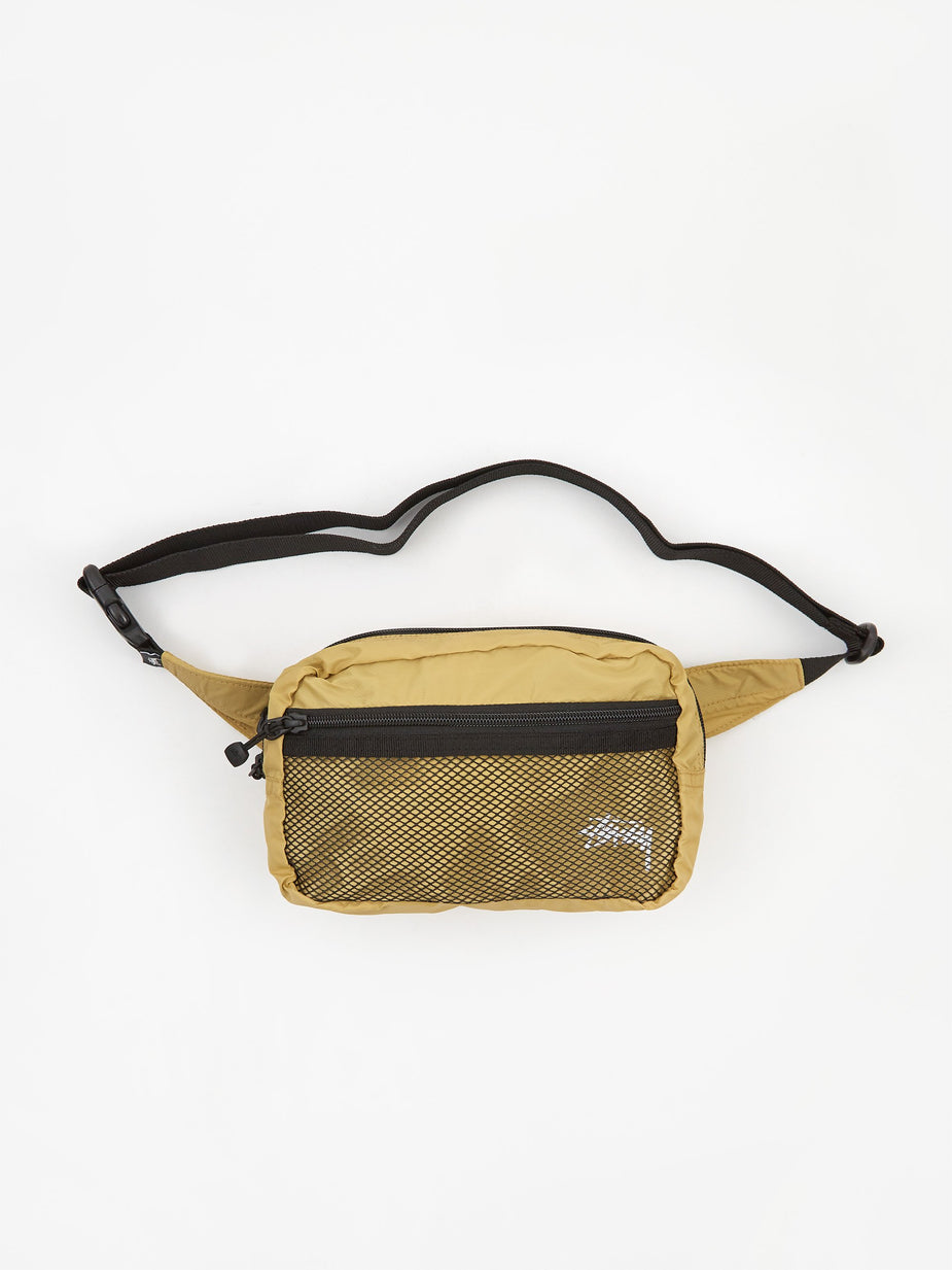 Stussy Stussy Light Weight Waist Bag - Gold - Green