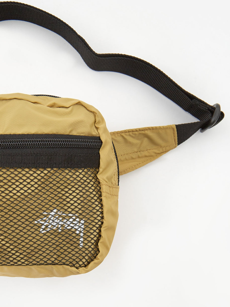Stussy Stussy Light Weight Waist Bag - Gold - Green