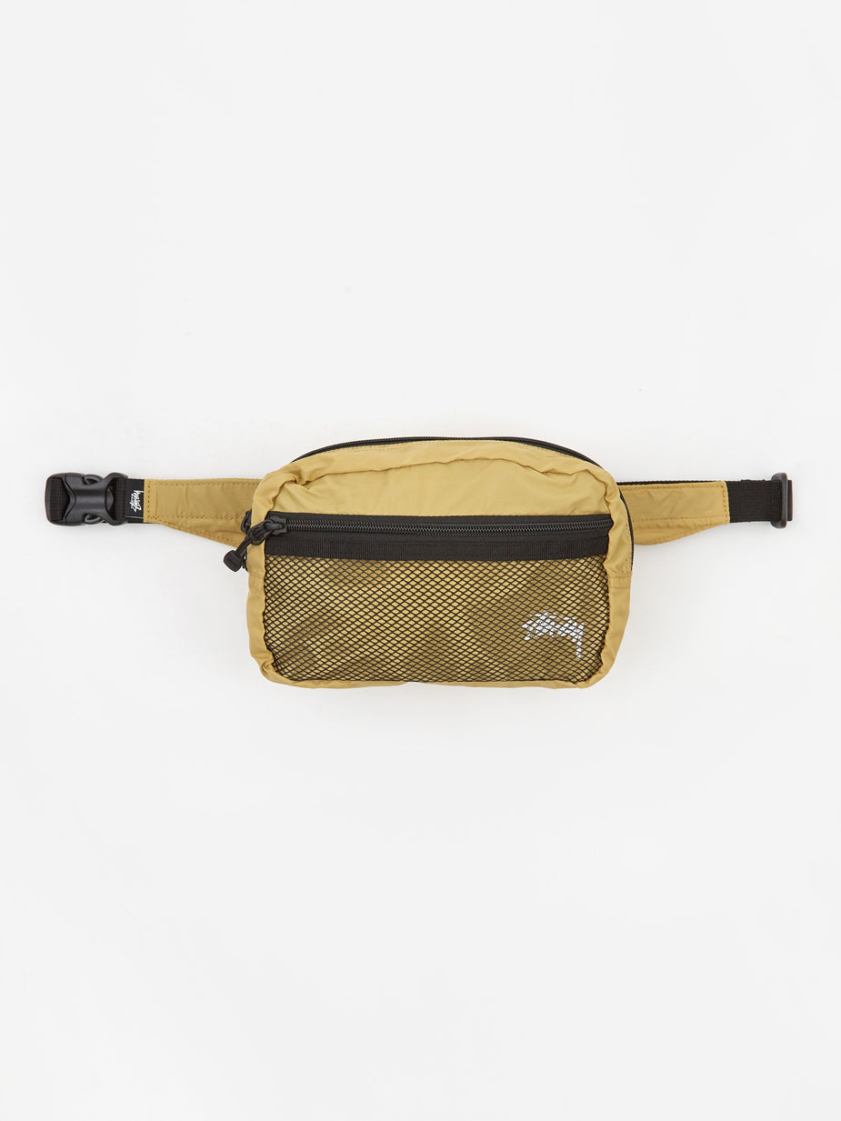 Stussy Stussy Light Weight Waist Bag - Gold - Green