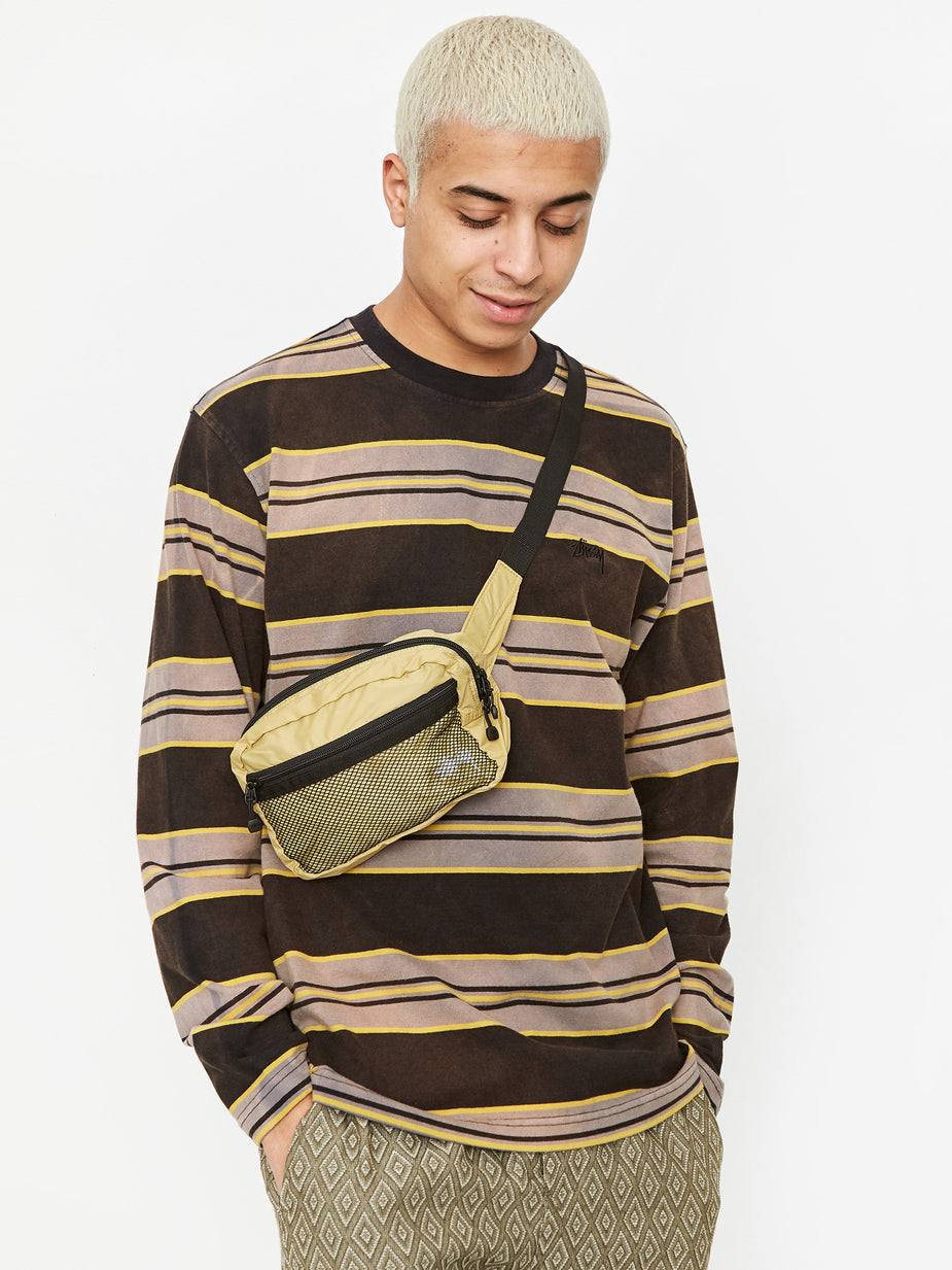 Stussy Stussy Light Weight Waist Bag - Gold - Green