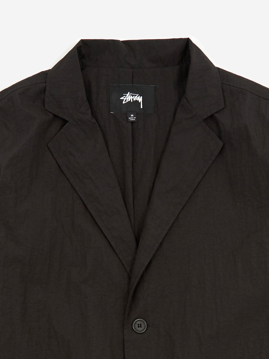 Stussy Stussy Long Light Nylon Coat - Black - Black