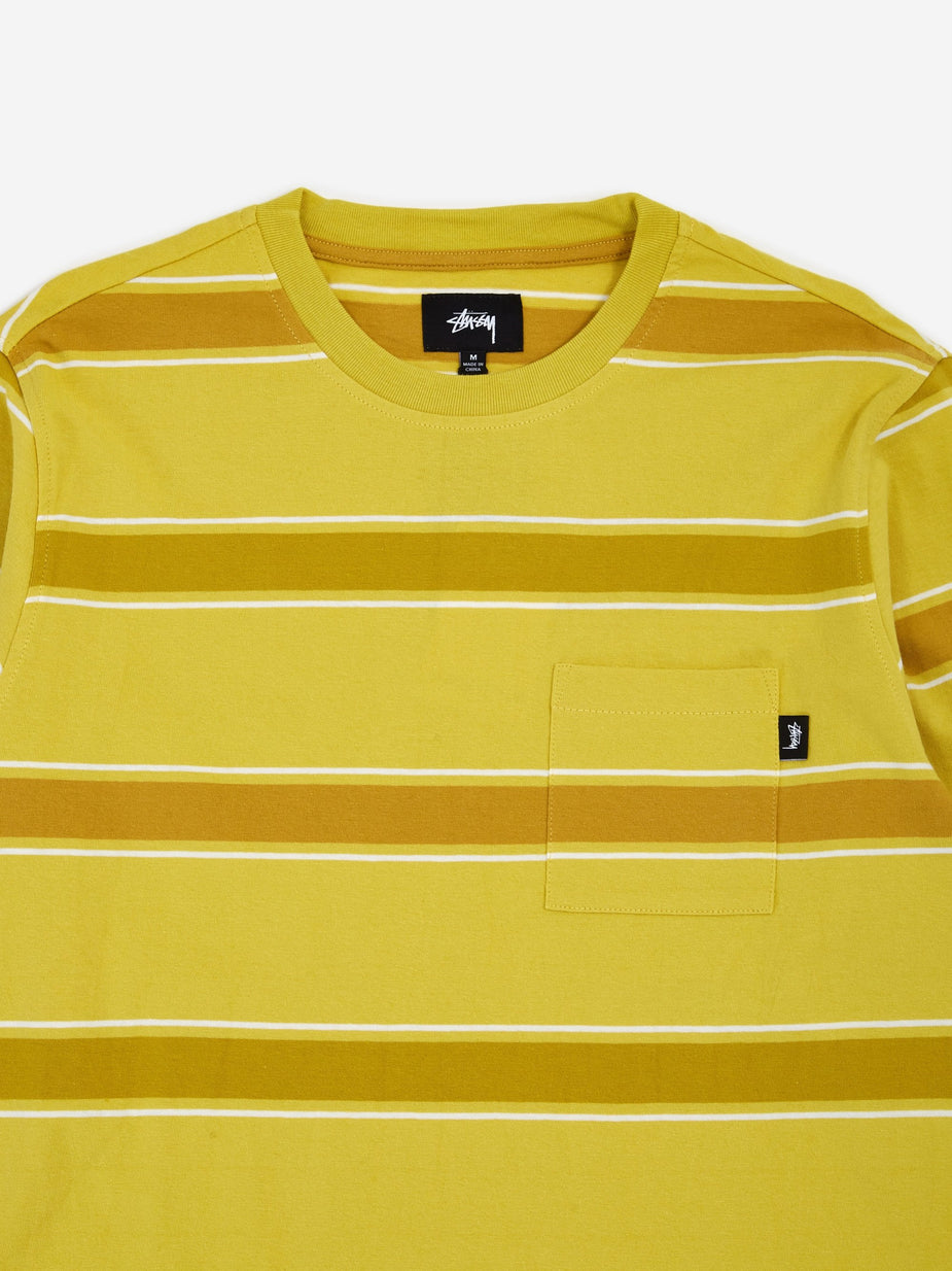 Stussy Stussy Marco Longsleeve Crewneck T-Shirt - Lemon - Other