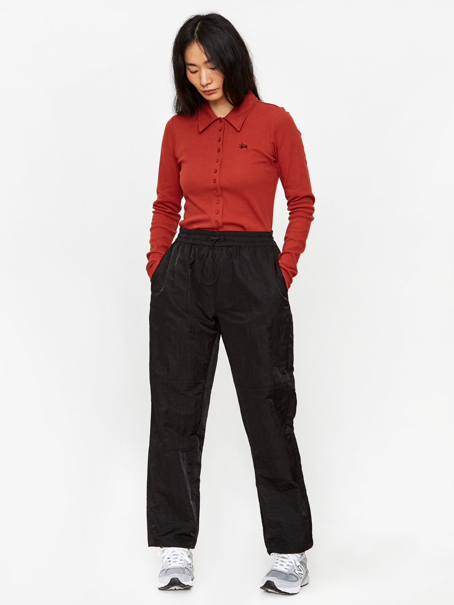 Stussy Stussy Maya Longsleeve Button Down - Brick - Other
