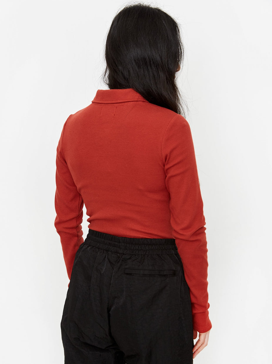 Stussy Stussy Maya Longsleeve Button Down - Brick - Other