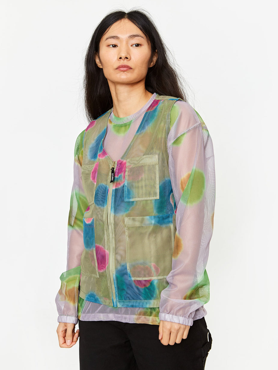 Stussy Stussy Mesh Layer Vest - Olive Multi - Multi