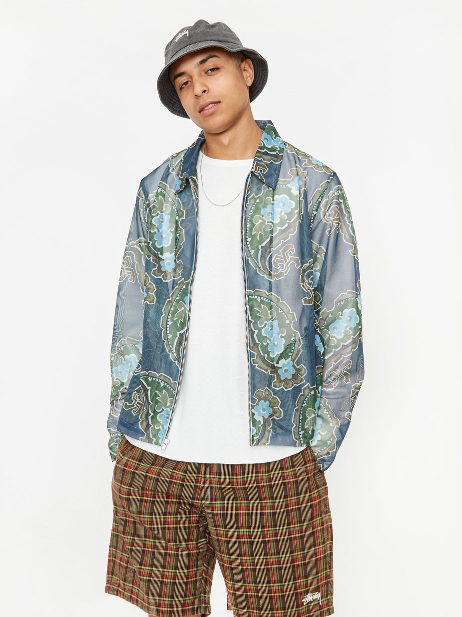 Stussy Stussy Mesh Zip Jacket - Charcoal - Grey