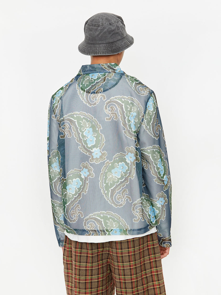 Stussy Stussy Mesh Zip Jacket - Charcoal - Grey
