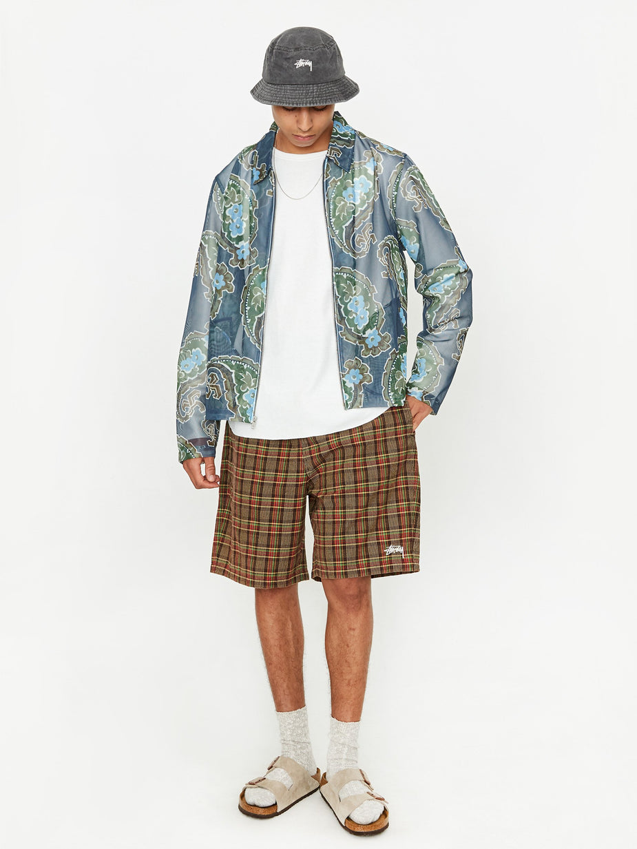 Stussy Stussy Mesh Zip Jacket - Charcoal - Grey