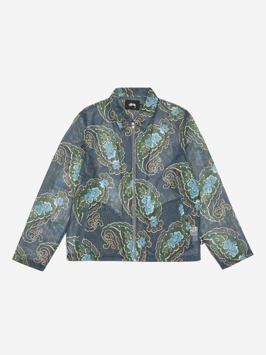 Stussy Stussy Mesh Zip Jacket - Charcoal - Grey