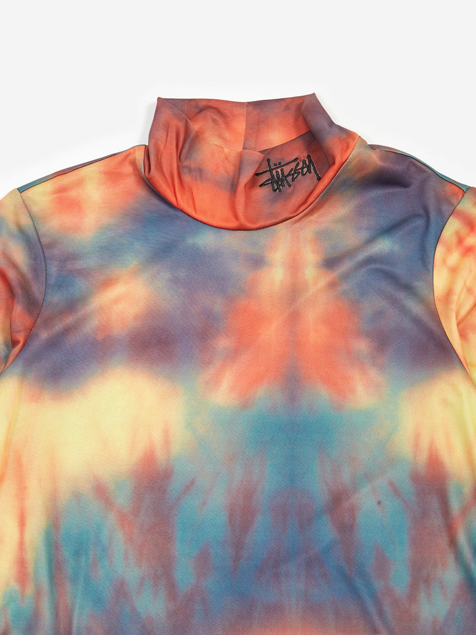 Stussy Stussy Monty Tie Dye Moc Neck Top - Multi - Multi